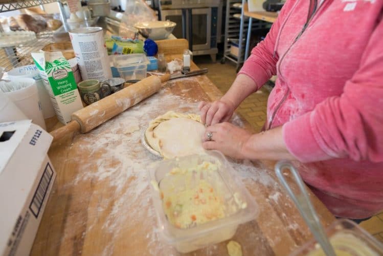 MacReady Artisan Bread- making Chicken pot pie