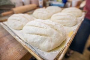MacReady Artisan Bread Company- Fresh Bread ready for the oven