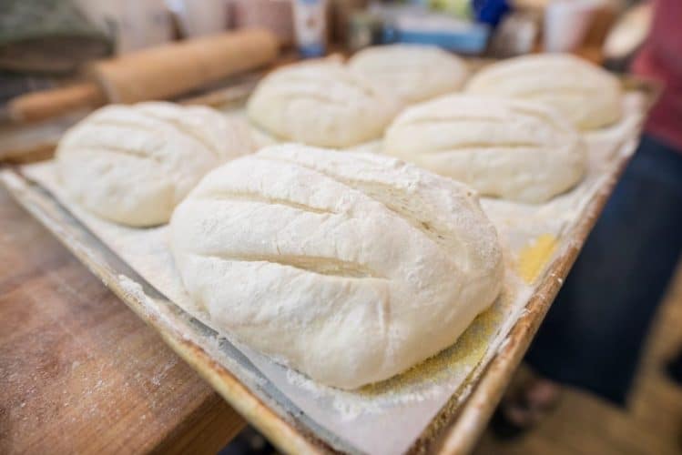 MacReady Artisan Bread Company- Fresh Bread ready for the oven